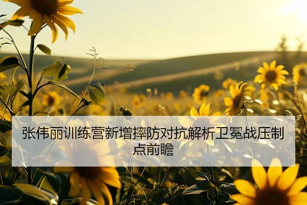 张伟丽训练营新增摔防对抗解析卫冕战压制点前瞻